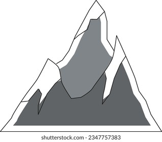 Icon illustration of Mountain Everest