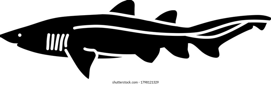 An icon illustration of a Nurse Shark