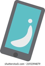 Icon illustration of one smartphone