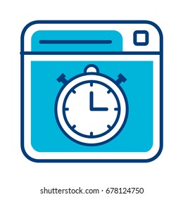Icon illustration for page loading speed