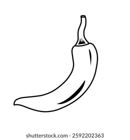 Icon illustration of red chili vegetables