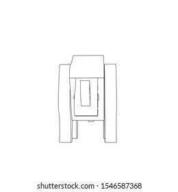 icon illustration of the rhinoceros