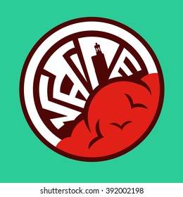 Icon illustration of Smoking electronic cigarettes and vaping