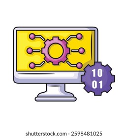 Icon illustration Software. Vector design