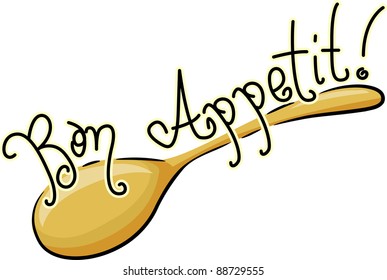 Icon Illustration of a Spoon