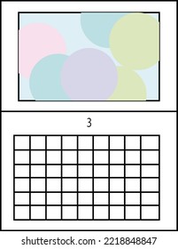 Icon illustration of the square calendar