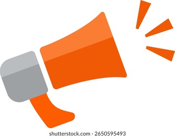 Icon illustration of a transistor megaphone, tra megaphone, megaphone, loudspeaker image