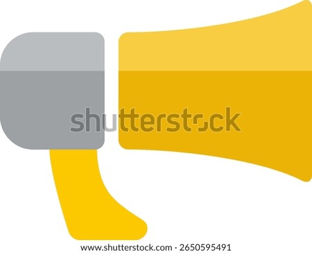 Icon illustration of a transistor megaphone, tra megaphone, megaphone, loudspeaker image