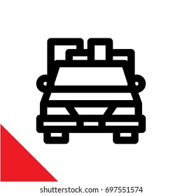 Icon illustration for truck / pickup shippers