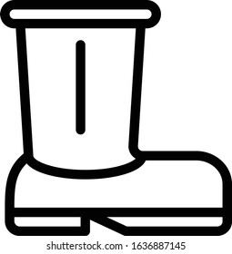 Icon illustration vector graphic boot, boot icon, spring activity people icon, perfect for web icon needs