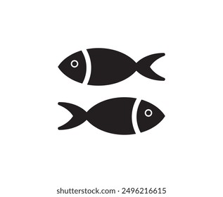 icon illustration vector graphic of fish fit for web, button icon, design, etc.