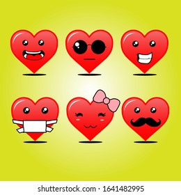 icon Illustration vector graphic heart
