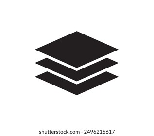Icono Ilustración Vector Gráfico de capas aptas para el Web, icono de Botón, diseño, etc.
