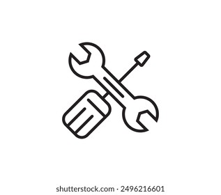 Icono Ilustración Vector Gráfico de mantenimiento apto para Web, icono de Botón, diseño, etc.