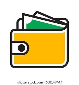 Icon illustration for wallet