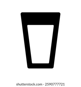 Icon illustration of water in a glass