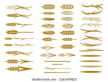 It is an icon illustration of wheat ears.