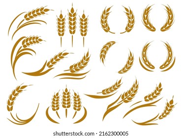 It is an icon illustration of wheat ears.