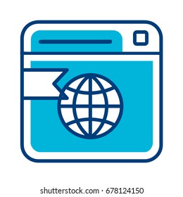 Icon illustrations for bookmark