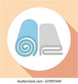 Icon illustrations for towel
