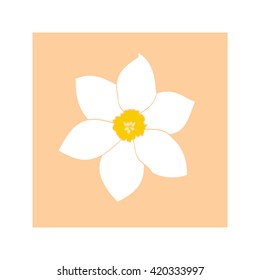 Icon with the image of a flower
