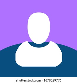 An icon image of a person
