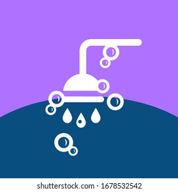 An icon image of a shower