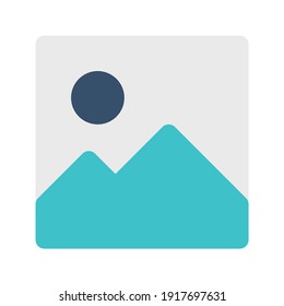 icon image using flat style and blue color dominate