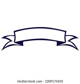 icon image of various beautiful ribbon shapes.