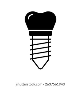 Icon a implant, isolated against a clean background.