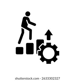 Icon a improvement, isolated against a clean background.