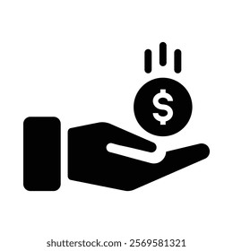 icon income, ui, basic , essential can use in design