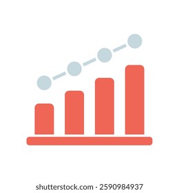 Icon a increase, isolated against a clean background.