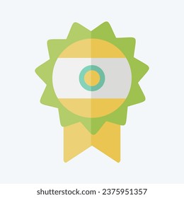 Icon India Award. related to India symbol. flat style. simple design editable. simple illustration
