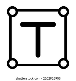 icon indicating that the file can be edited for its font