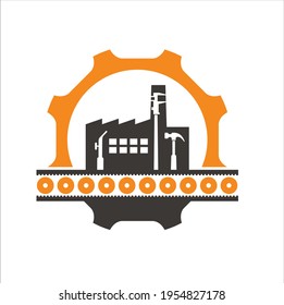 icon for industry, iron based industry.