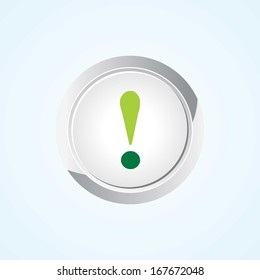 Icon of Info on Button. Eps-10.