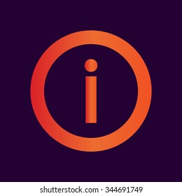 icon of info sign 