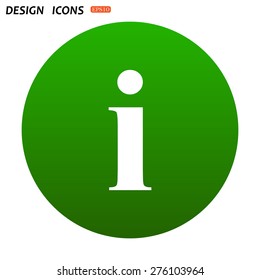 icon of info. icon. vector design