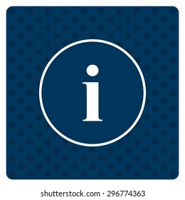 icon of info. icon. vector design
