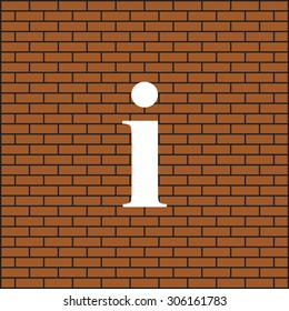 icon of info. icon. vector design