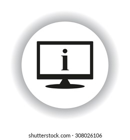 icon of info. icon. vector design