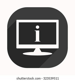 icon of info. icon. vector design