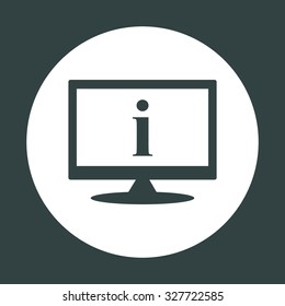 icon of info. icon. vector design