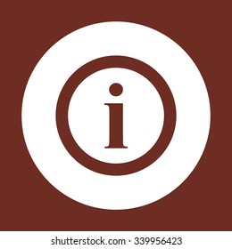 icon of info. icon. vector design