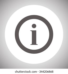 icon of info. icon. vector design