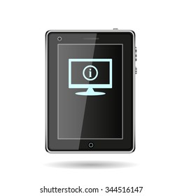 icon of info. icon. vector design