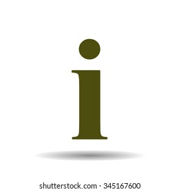 icon of info. icon. vector design