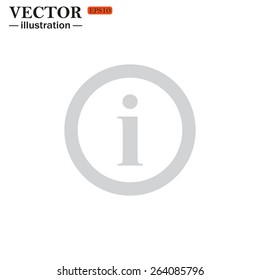 icon of info,   vector illustration, EPS 10
