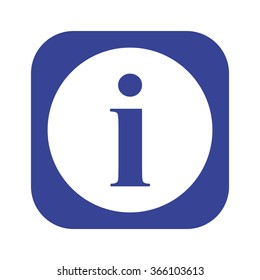 icon of info. icon, vector illustration. Flat design style